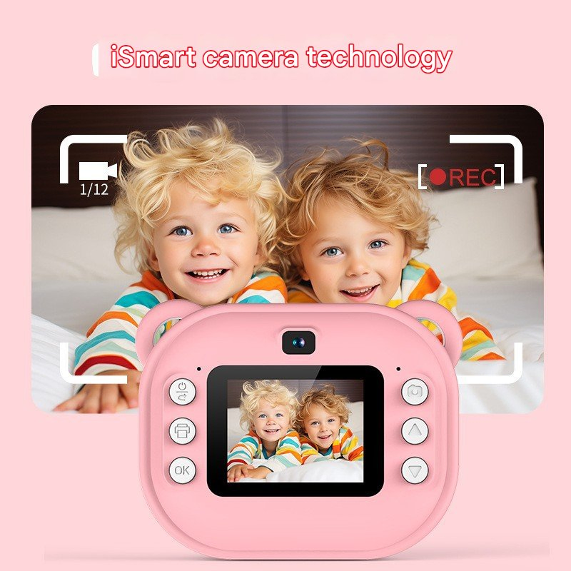 Children's Cartoon Mini Camera for Photography and Printing