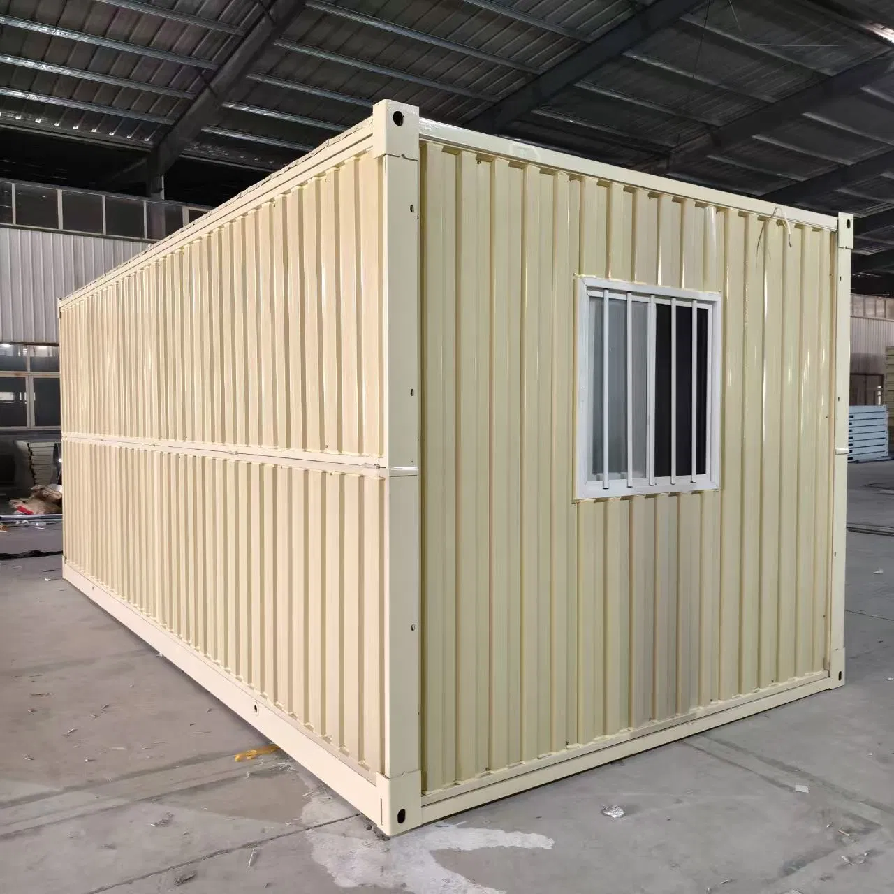 20FT Prefab Living Foldable Flat Pack Mobile Container House Tiny House with Bathroom Collapsible Container House