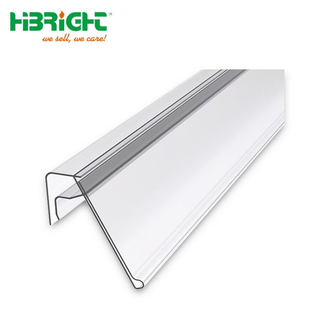 Supermarket Plastic T-Wire Basket Swing up Price Label Holder