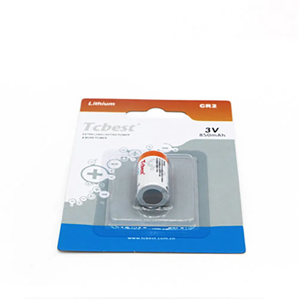 High Quality 3V Limno2 Cr2 Cr15h270 Lithium Battery 2cr1/3n Cr123A Battery Lithium Cylindrical Li-Mno2 Battery