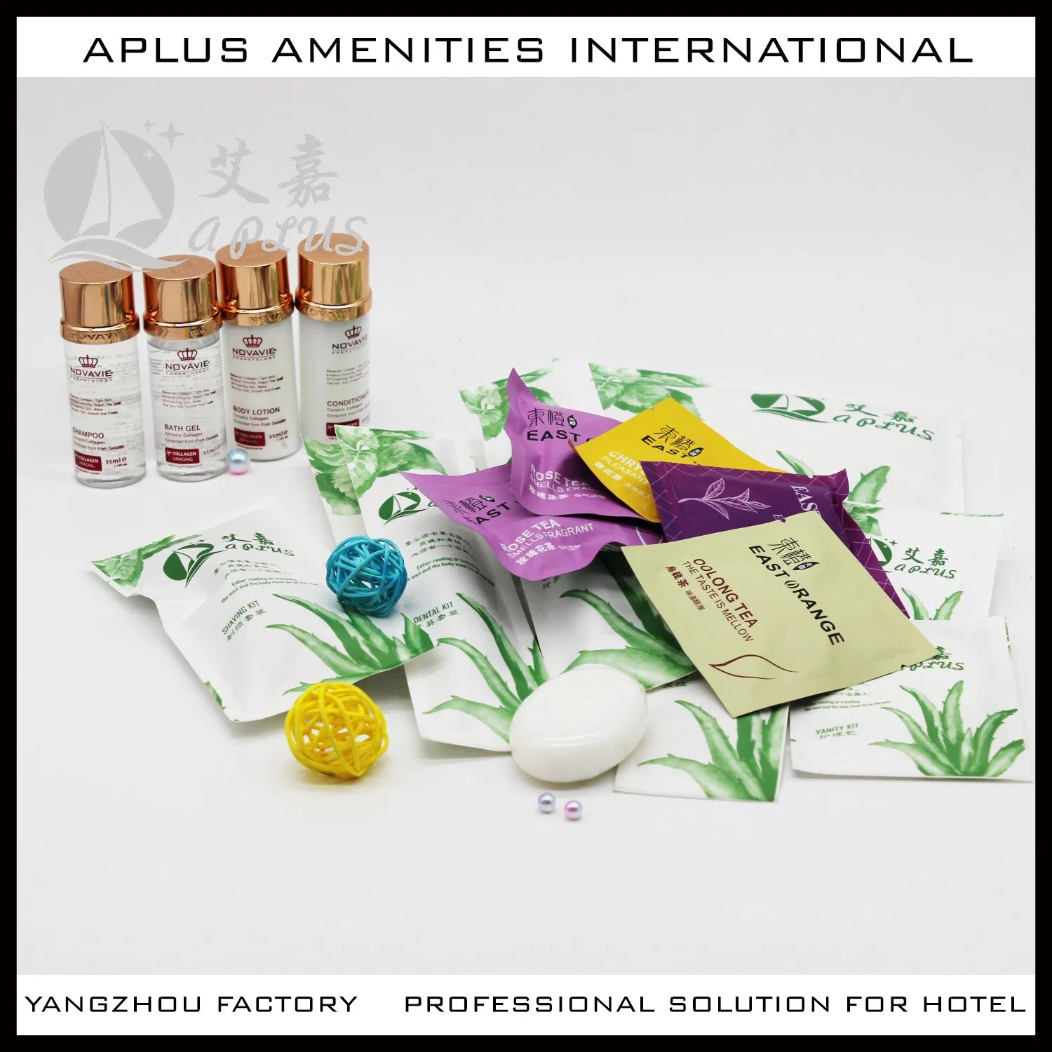 Organic Aplus Wholesale Hotel Amenities Set 01