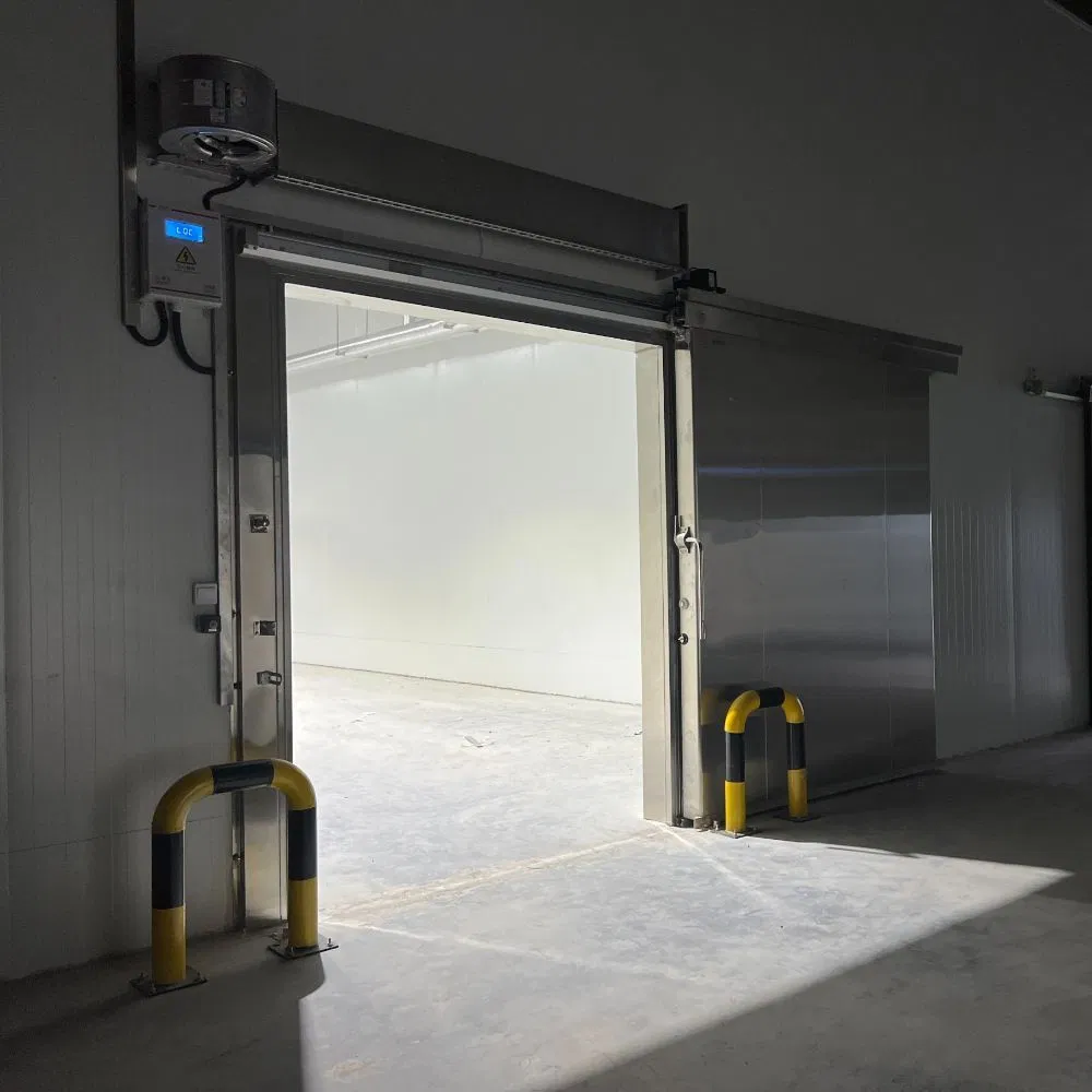 Robust Thermal-Insulated Sliding Cold Storage Door for Livestock Processing Plants
