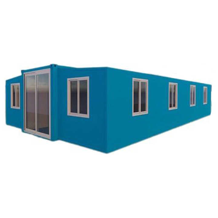 Mobile Double Wing Folding House on Construction Site
