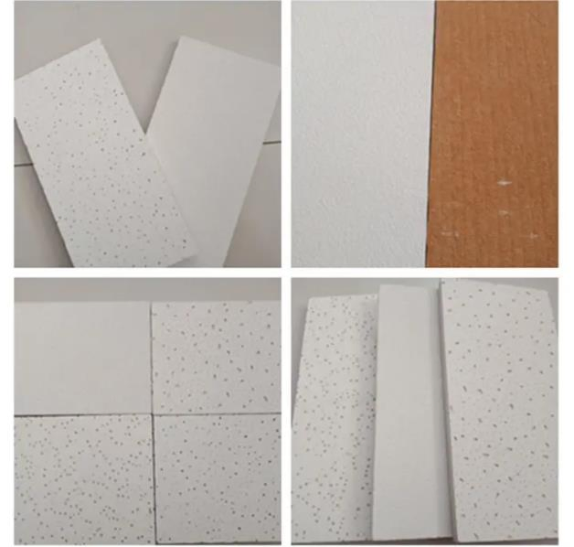 Acoustic Decorative Mineral Fiber Wool Drop Ceiling Tiles for School