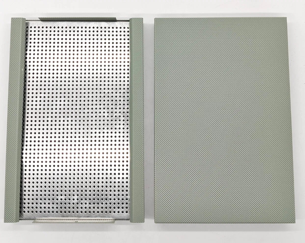Sound Absorption Material Gray Aluminum Micro Perforated Acoustic Panel