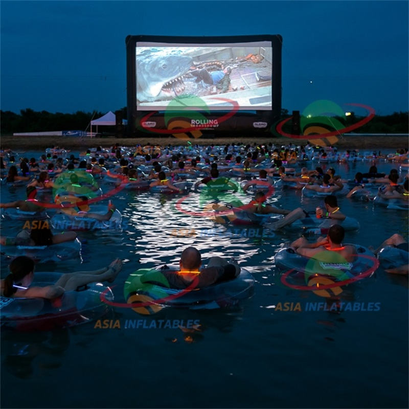 Outdoor Drive in Theater Inflatable Projector Screen Cinema Inflatable Movie Screen