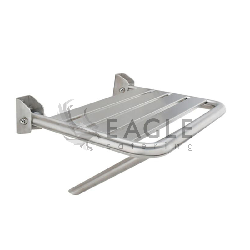 Складное настенное сиденье для душа из нержавеющей стали