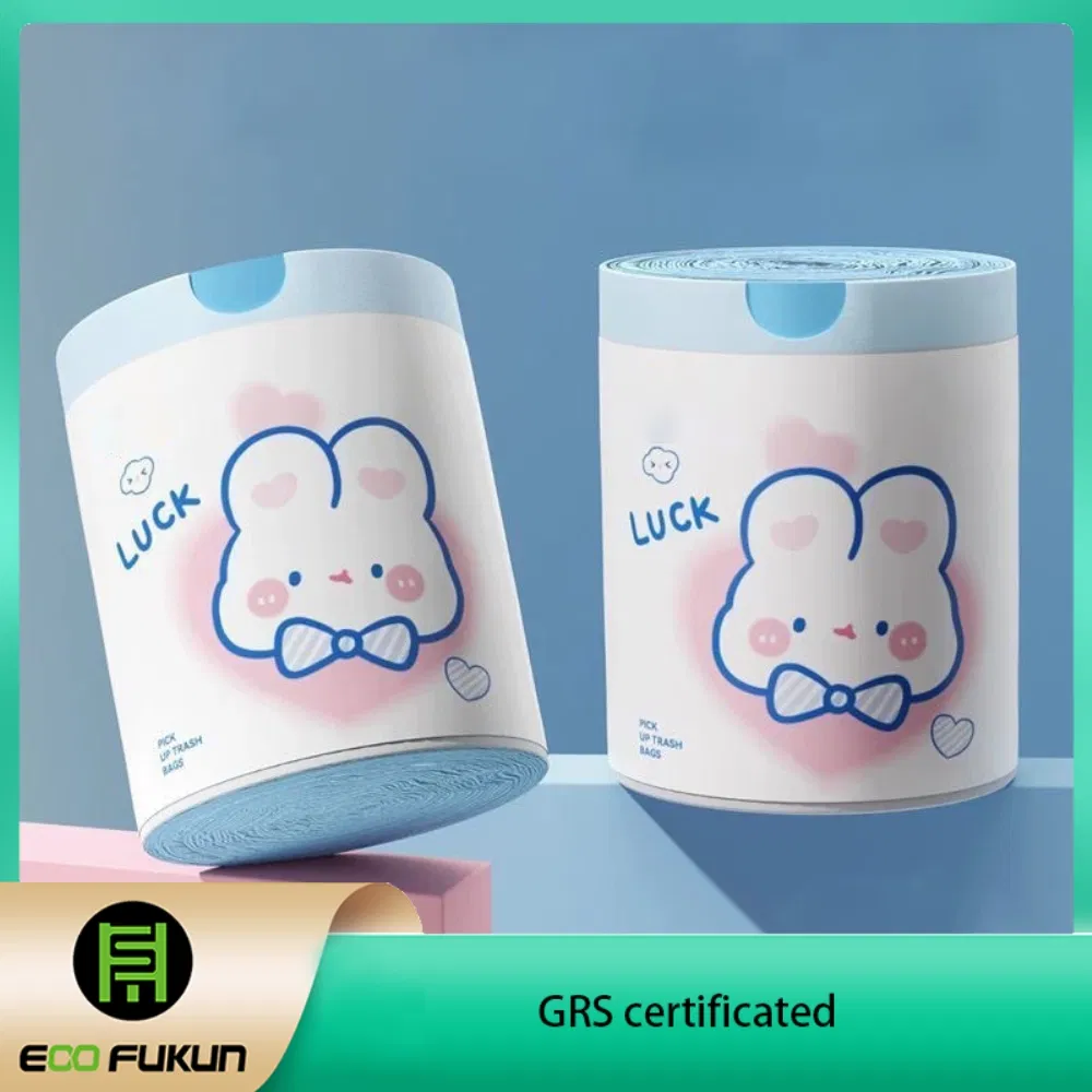 Tear-Free Drawstring Trash Bag Garbage Bag on Rolls