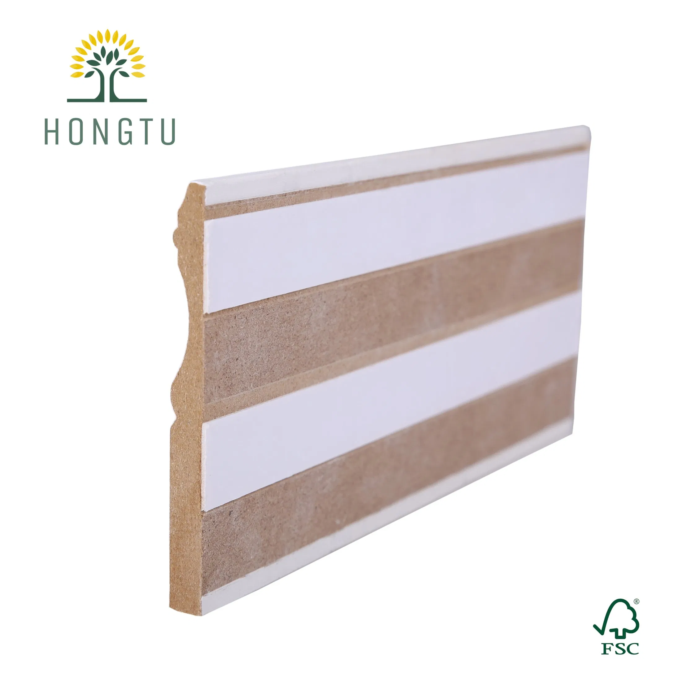 Premium Primed Colonial Skirting Board MDF Moulding for Elegant Interiors