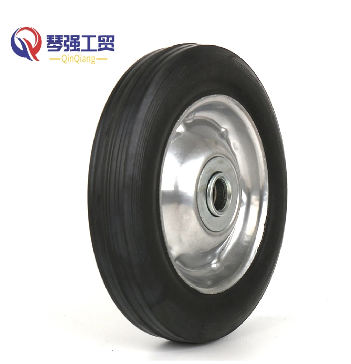 Replaceable Solid Rubber Wheel for Hand Trucks, 6X1.5 Inch