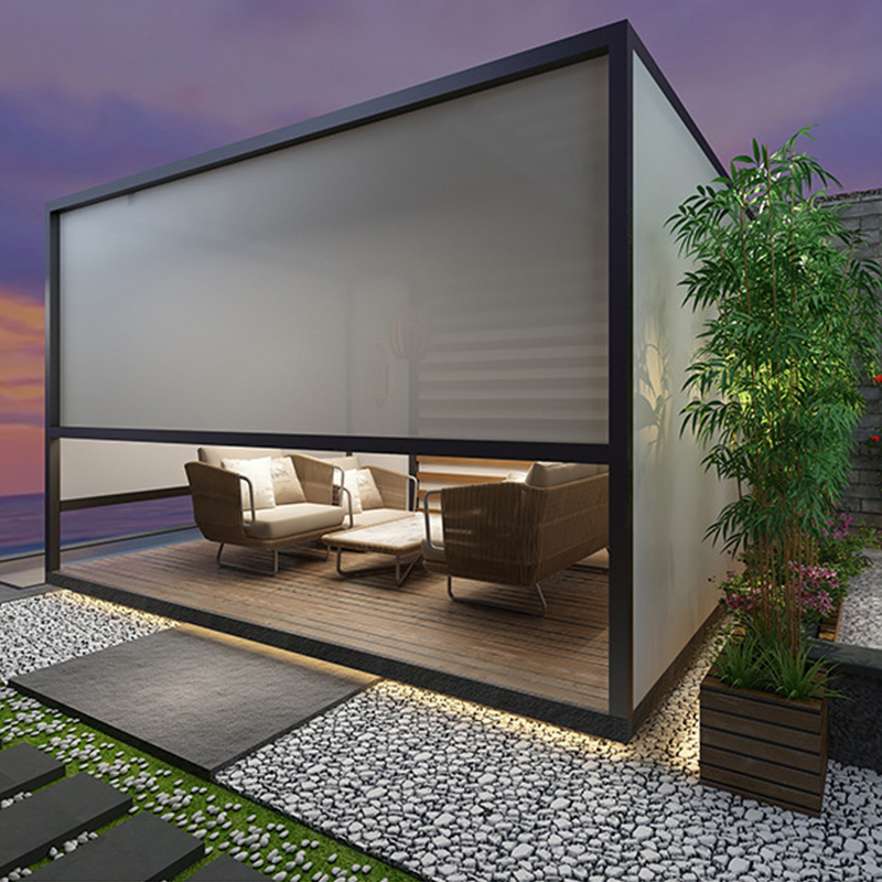 R&C Customized Size Motorized Waterproof Outdoor Roller Blinds
