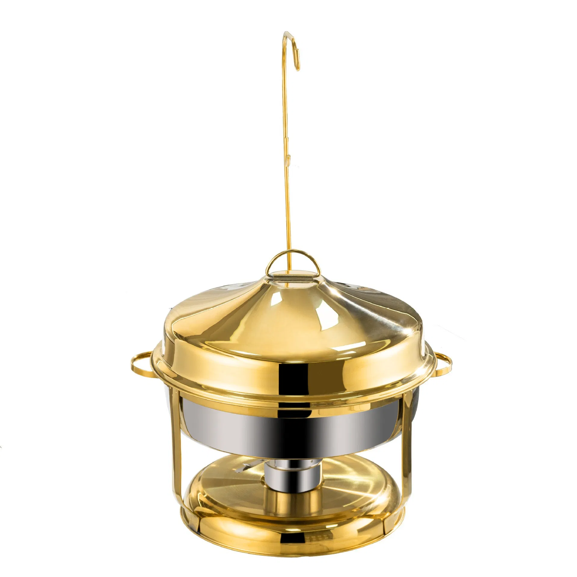 Premium Quality Stainless Steel Round Food Warmer Hanging Chafing Dish