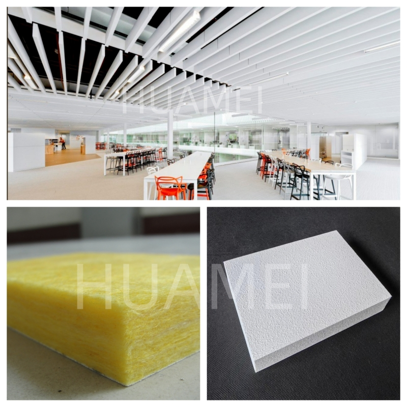 Soundproofing Ceiling Suspended Fiberglass Ceiling Panels Be Used in Mall Public Places