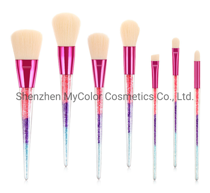 Portable Makeup Brushes Set Premium Synthetic Blush Bronzer Eyeshadow Brush Set Maquillaje