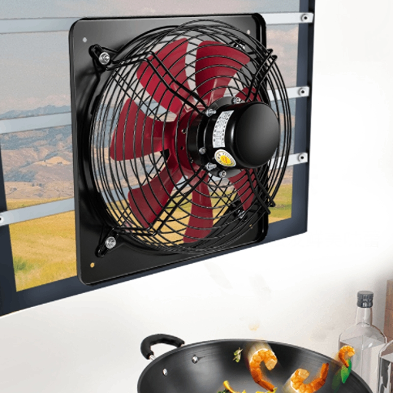 12 Inch 220V Wall Mount Exhaust Ventilation Fan Kitchen Extractor Fan