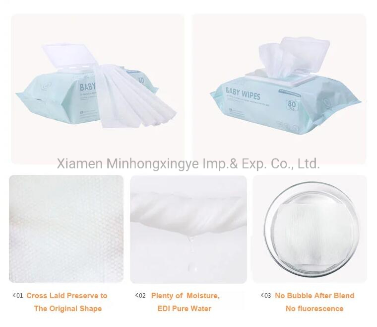 High Quality Cheap Spunlace Non-Alcoholic Cleaning Baby Wipes, Baby Wipe