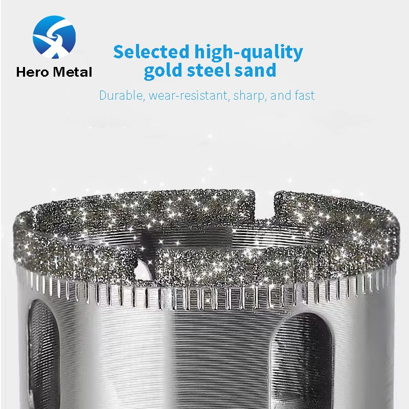 Vacuum Beazed Stone Porcelain Granite Tile Marble Dry Wet Cut Core Bit Diamond Hole Saw Masonry Opener
