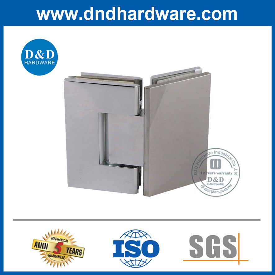 Stainless Steel Glass Hardware Fitting 135 Degree Glass Hinge for Residential Building