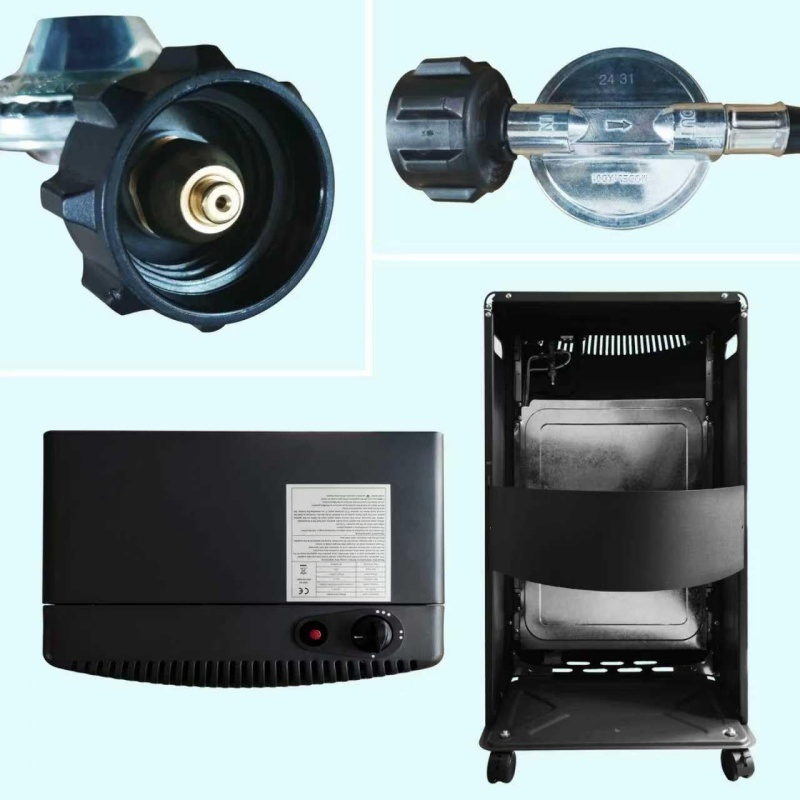 Electric Integrated Mobile Household Freestanding Gas Heater (GAHT4200)