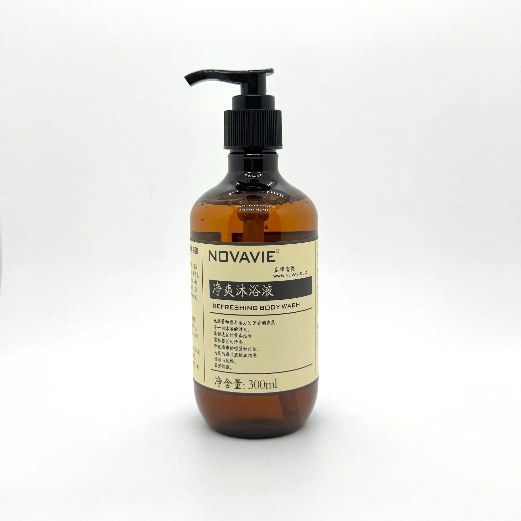 Premium 300ml Plastic Bottles for Hotel Bathroom Kit with Logo 02