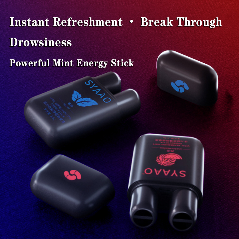 Manufacturer Essential Oil Energy Bar Double Hole Snorting Double Nasal Inhaler