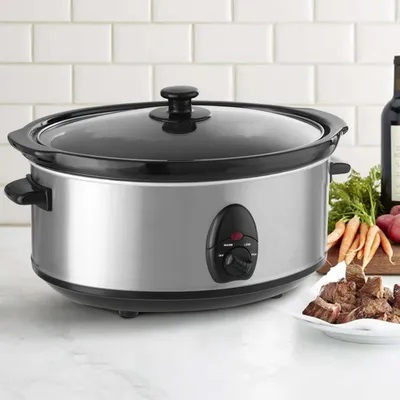 7.0qt Oval Slow Cooker: Crafted with High - Grade Materials for Durable and Reliable Slow - Cooking Performance