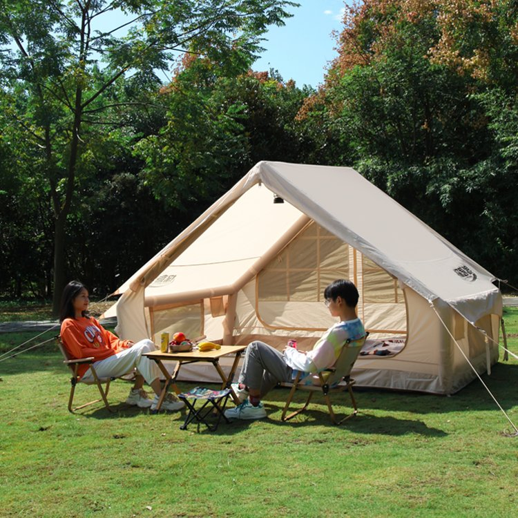 Heavy Duty Waterproof Inflatable 12 M² Tent Outdoor Camping