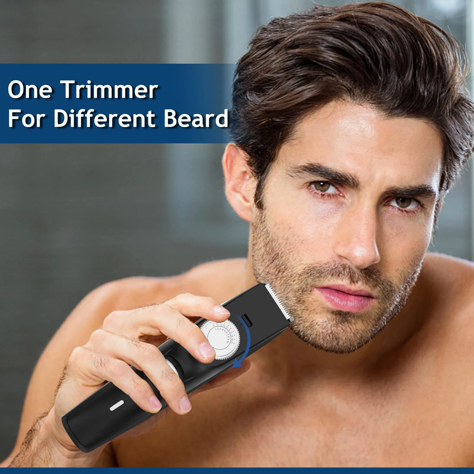 Inexpensive Adjustable Waterproof Showerproof Beard Mustache Cordless Electric Trimmer