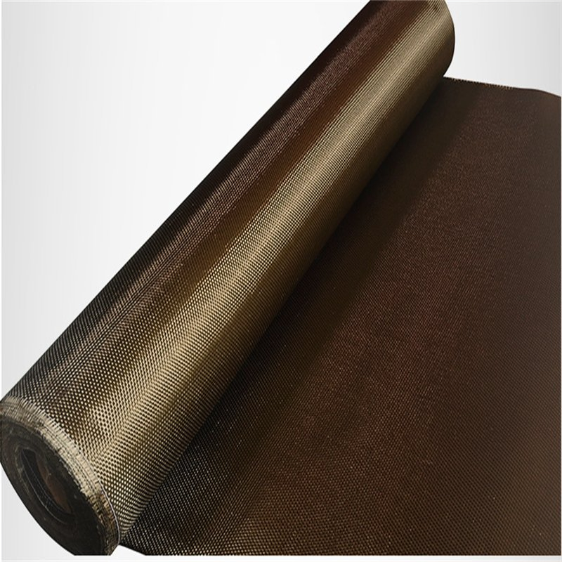 High Thermal Resistance 350g Plain Twill Satin Fireproof Basalt Fiber Fabric