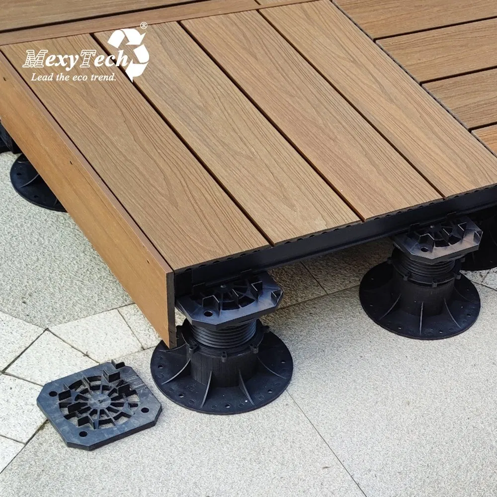 Outdoor DIY Wooden Flooring with Interlocking System 580*580cm Big Tile