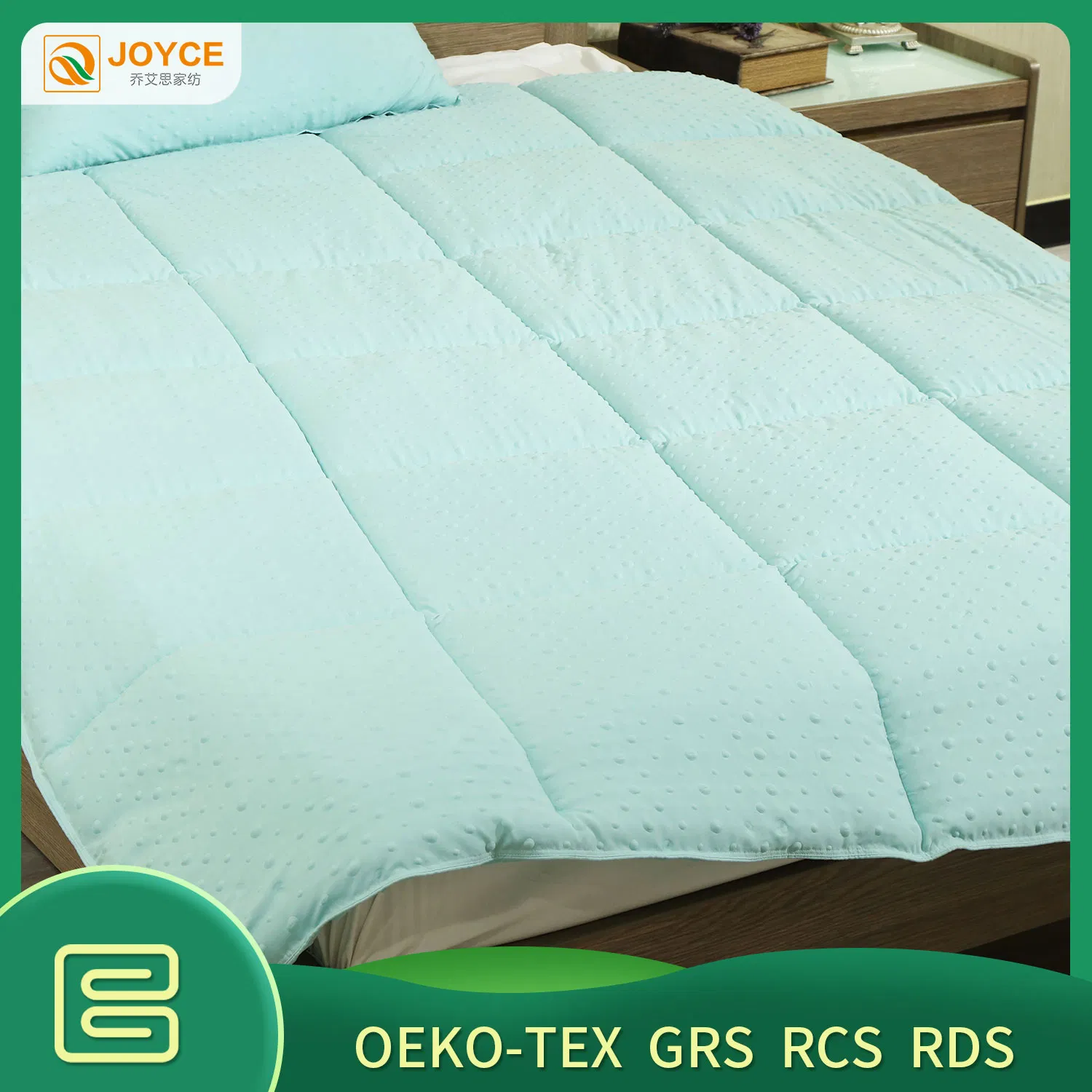 Washable High Quality Pongee Polyester Cover Quilt Set Bedding Set for Home Use