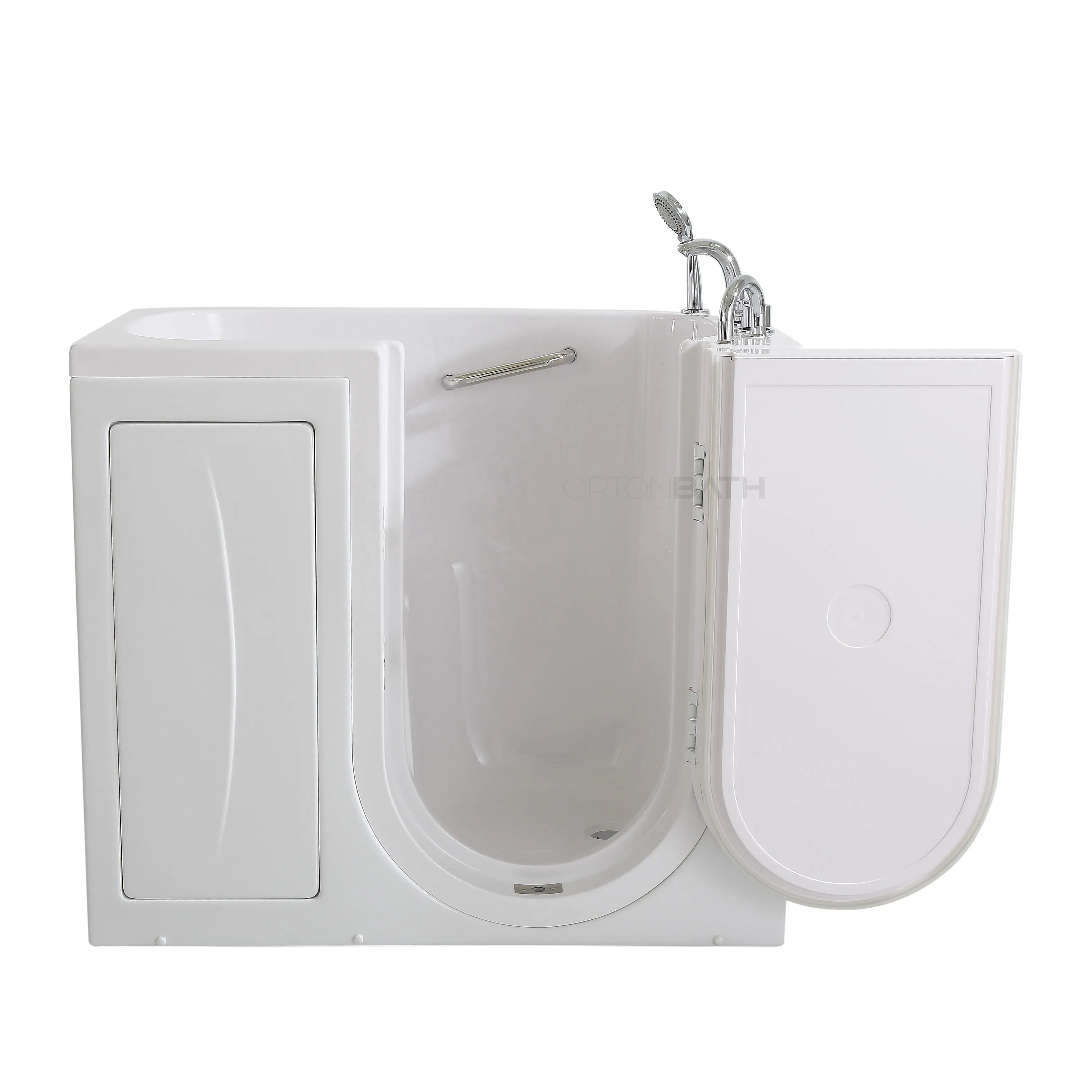 Ortonbath Ada Walk-in Tubs Bathtubs with Door for Elderly Handicap Accessible Acrylic Hydro Massage Corner Bathtubs