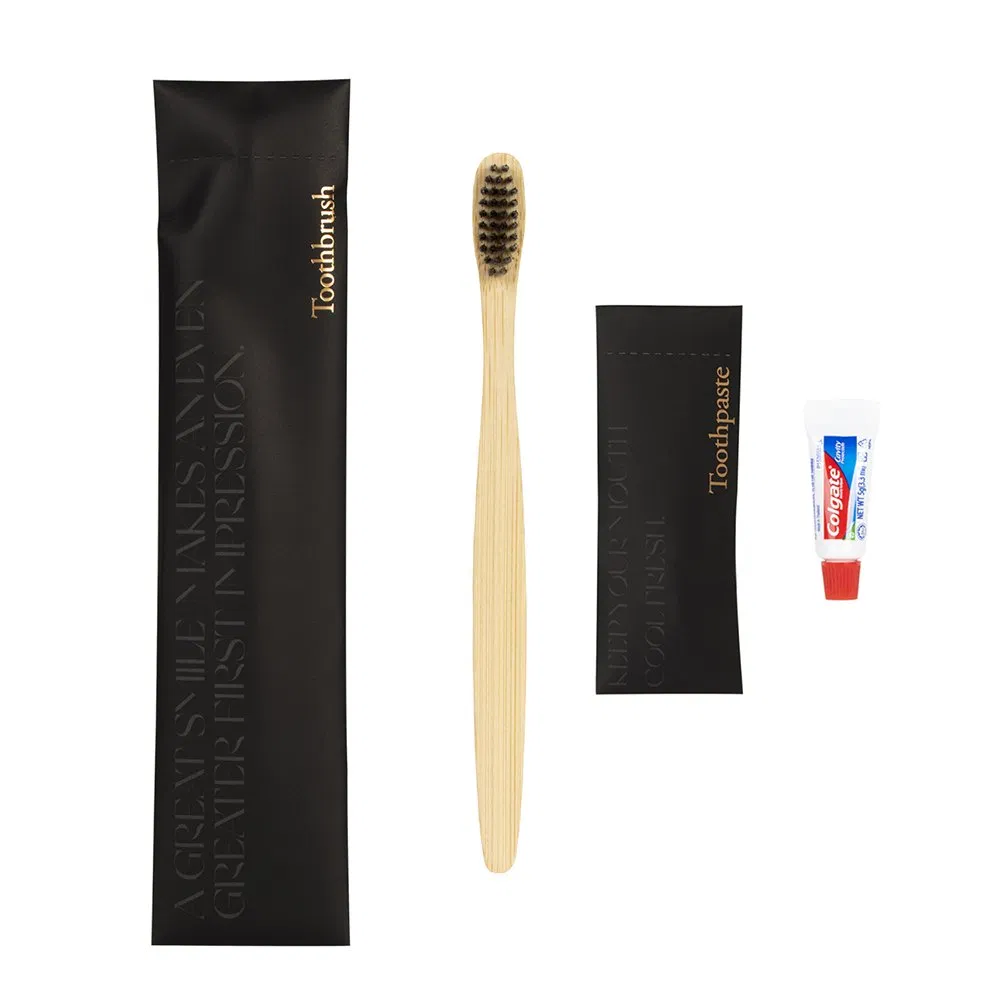Dental Kit Individually Wrapped Hotel Child Toothpaste Toothbrush for Boutique Hotels