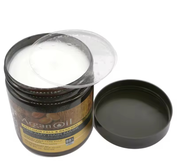 Keratin 1000ml Argan Oil Smoothing Nourishing Anti Hair Fall Renewal Deep Hydrating Creamy Hair Mask for Damaged Hair Repair