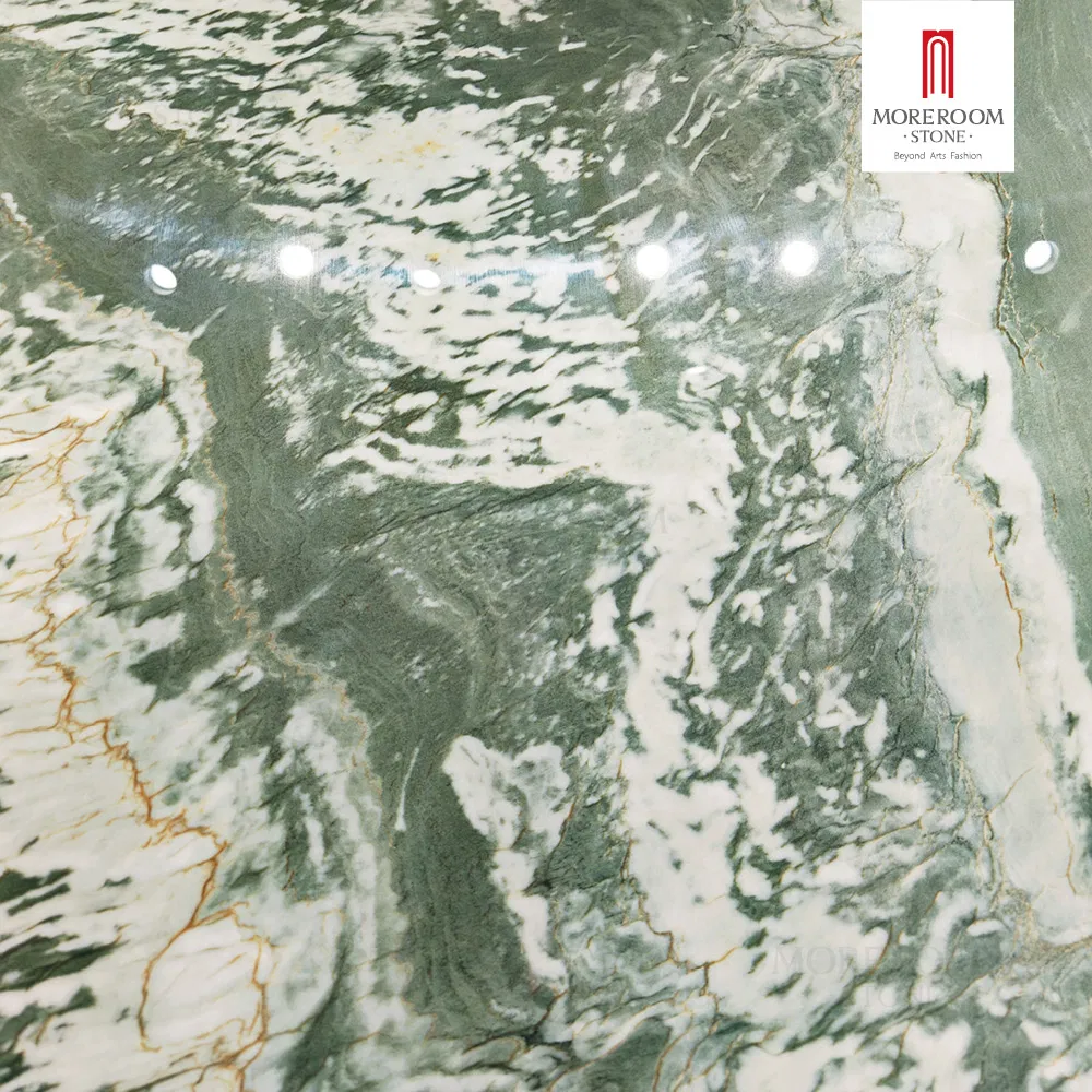 Sintered Stone Verde Maestro Marble Slabs for Interior Wall and Floor Tiles