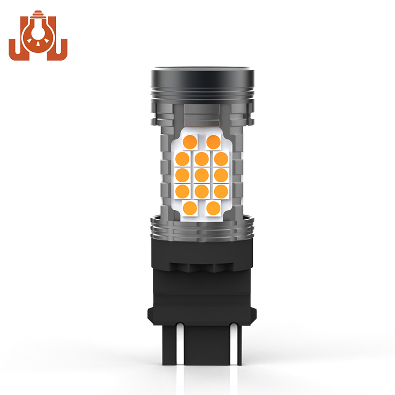 Лампы поворотников LED 3157 52SMD Amber Canbus