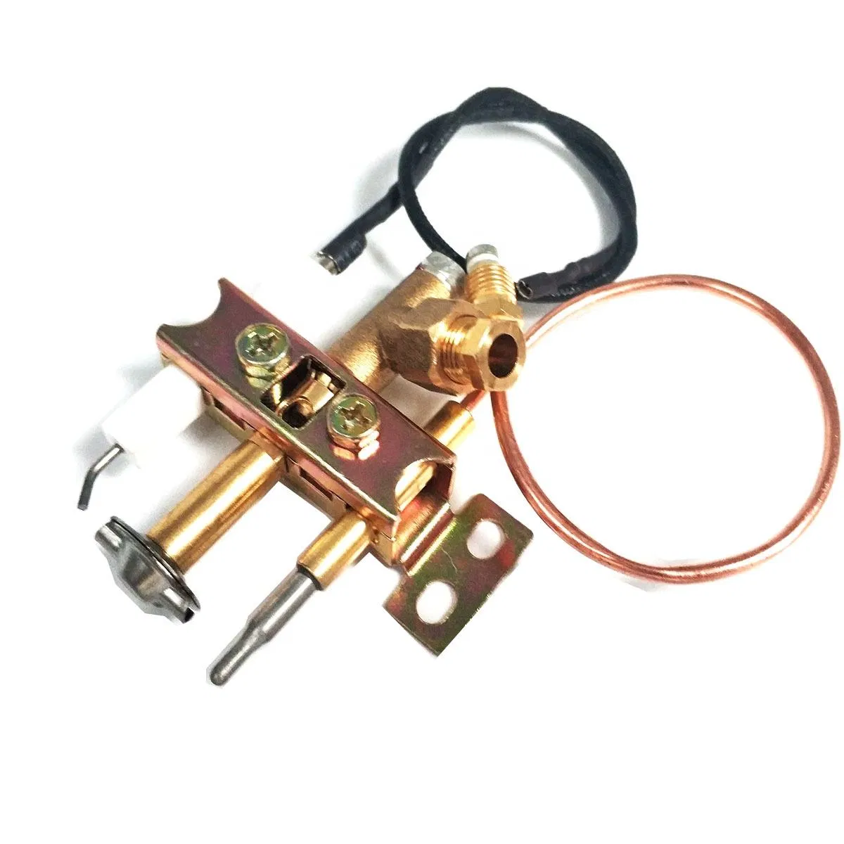 Gas Fryer Pilot Burner with Universal Compatibility and 900mm Piezo Wire
