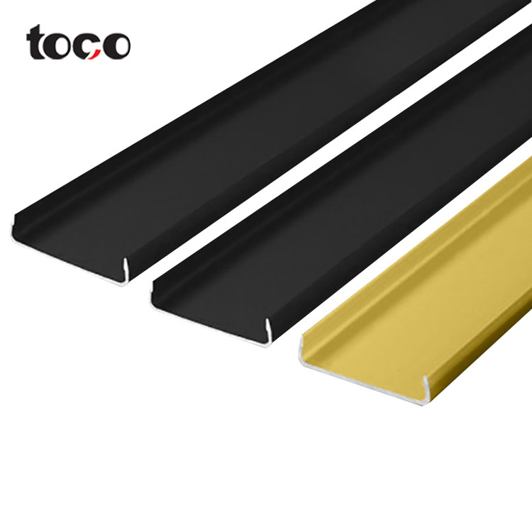 Simple Aluminum Profile Edge Banding Flooring Metal Square Tile Trim