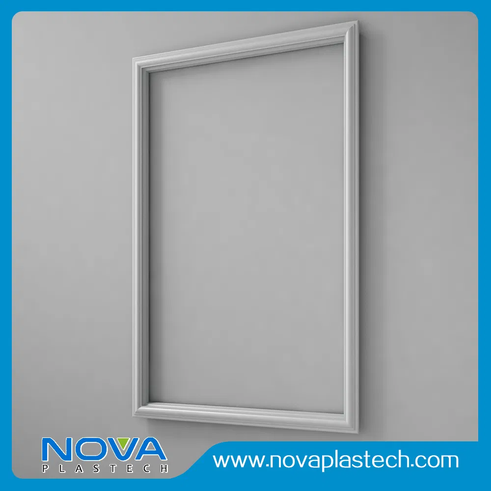 China Manufacture Hot Sale Glass Door PVC Profile Doorlite Frame