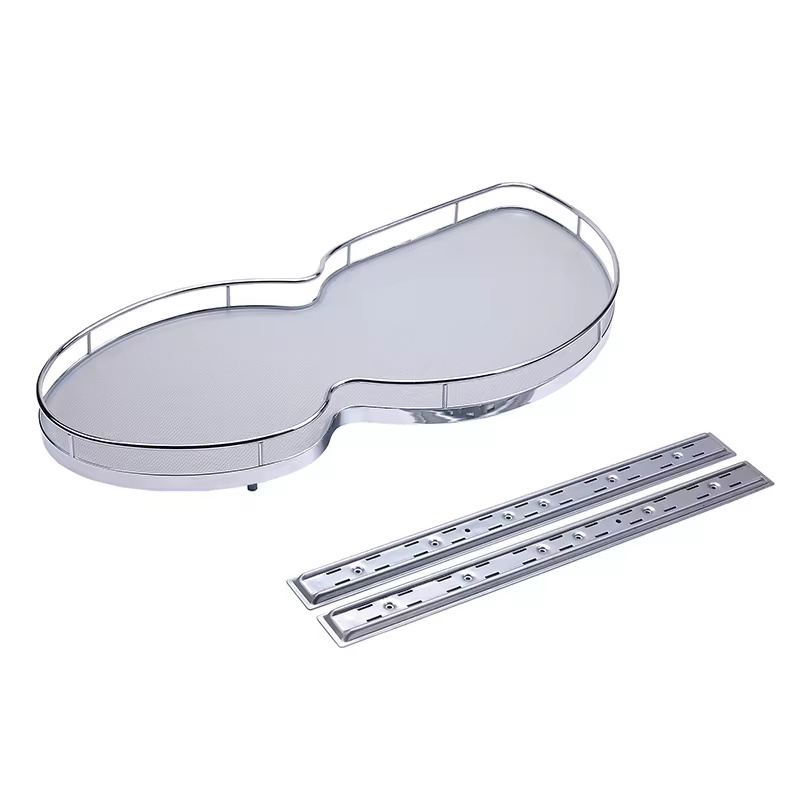 Угловой выдвижной карусельный лоток для кухни