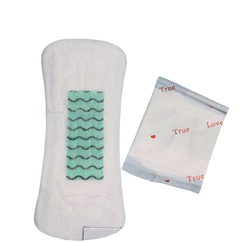 High Absorbent 160mm 180mm Panty Liner with Wings Lady Care Panty Liner