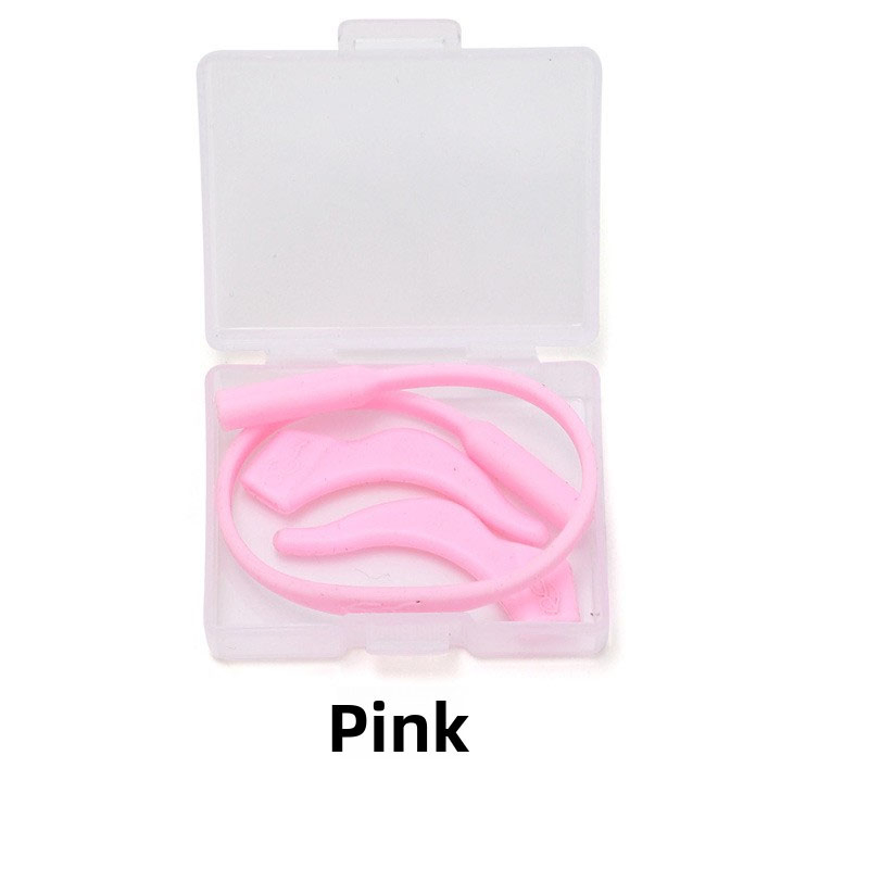 Durable High - Elasticity Anti - Slip Comfortable Lightweight Silicone Eyeglass Ear Hook and Strap Set