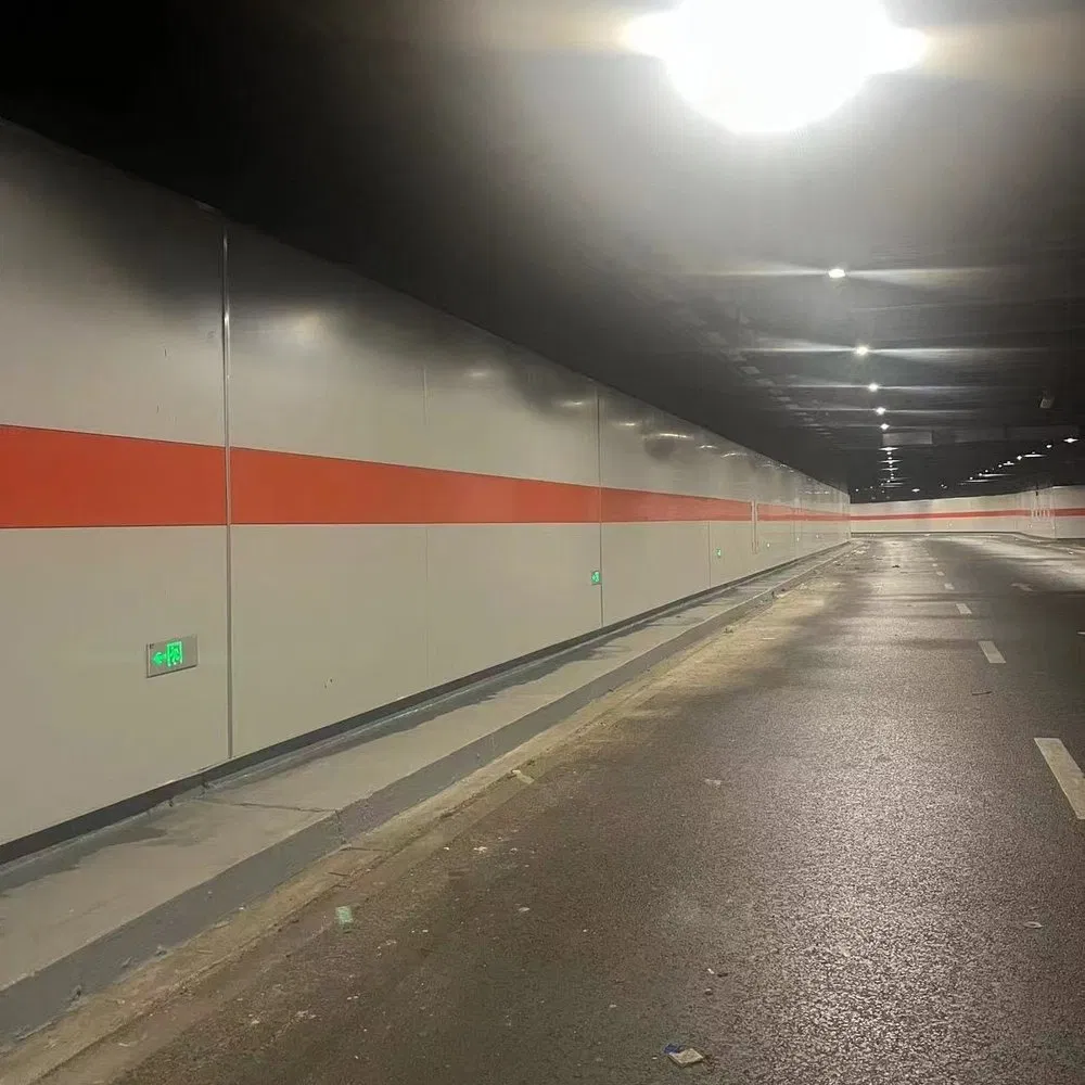 UL-Certified Calcium Silicate Fire-Rated Decorative Tunnel Wall Cladding Panel for High-Rise Basements