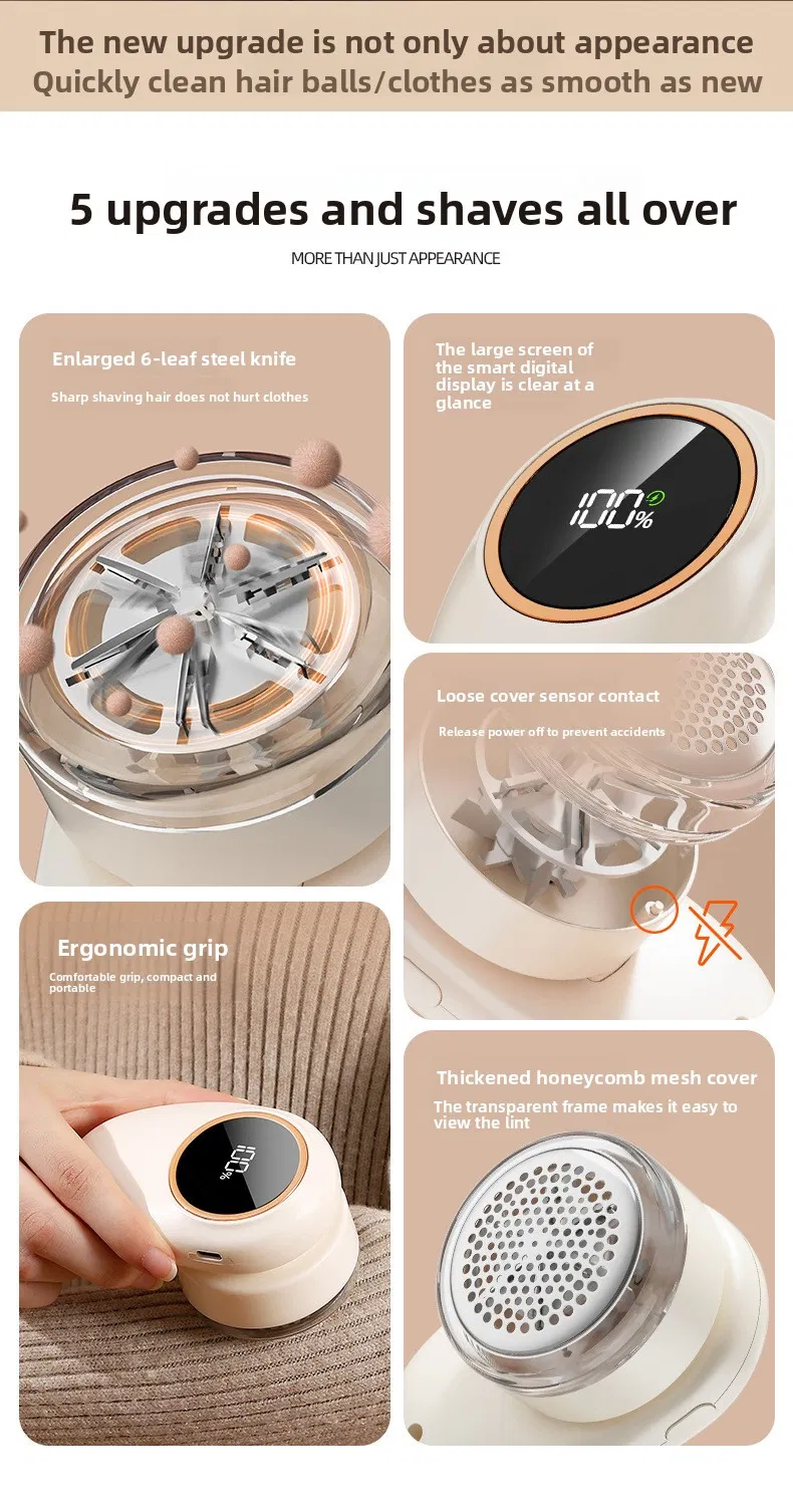 New USB Charging Pilling Trimmer Travel Home Portable Clothing Pilling Trimmer