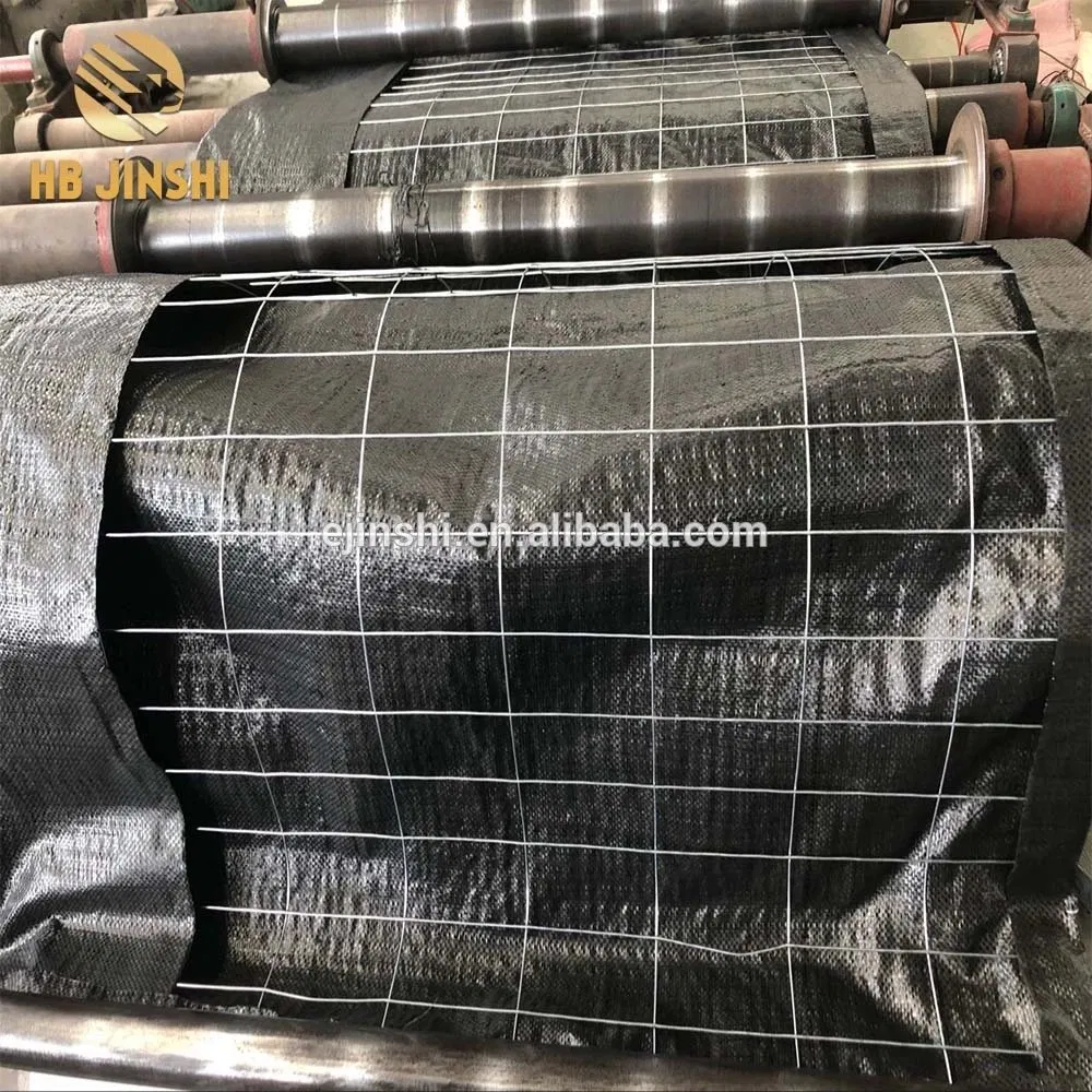 PP Geofabric Fabric Sediment Control Black Wire Back Silt Fence