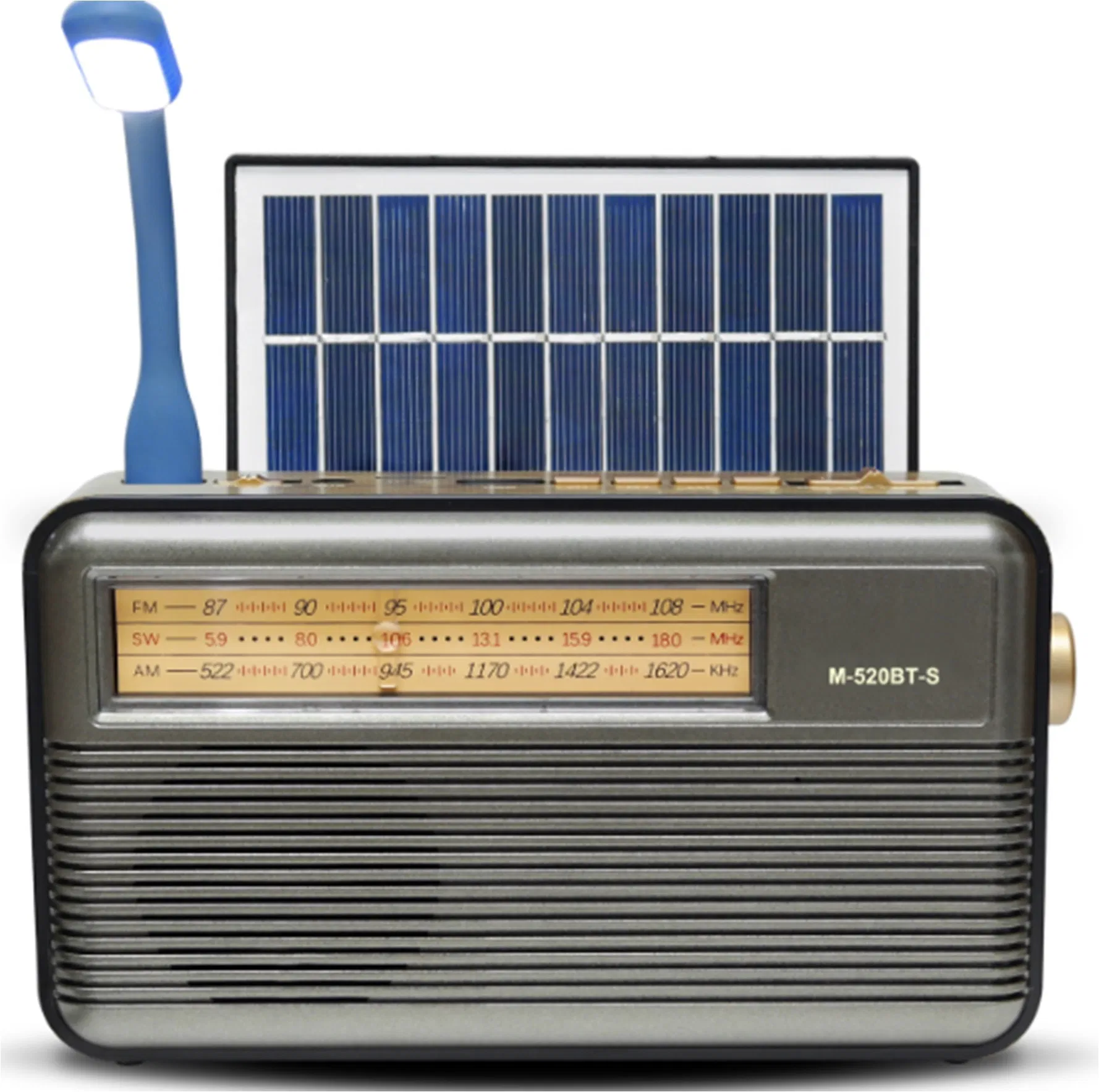 Портативное радио с солнечной панелью и Bluetooth