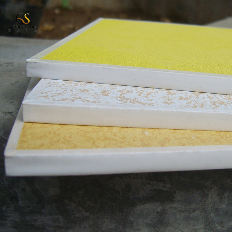 PVC Laminated Gypsum Tile Ceiling for Interior Ceiling Building Materials