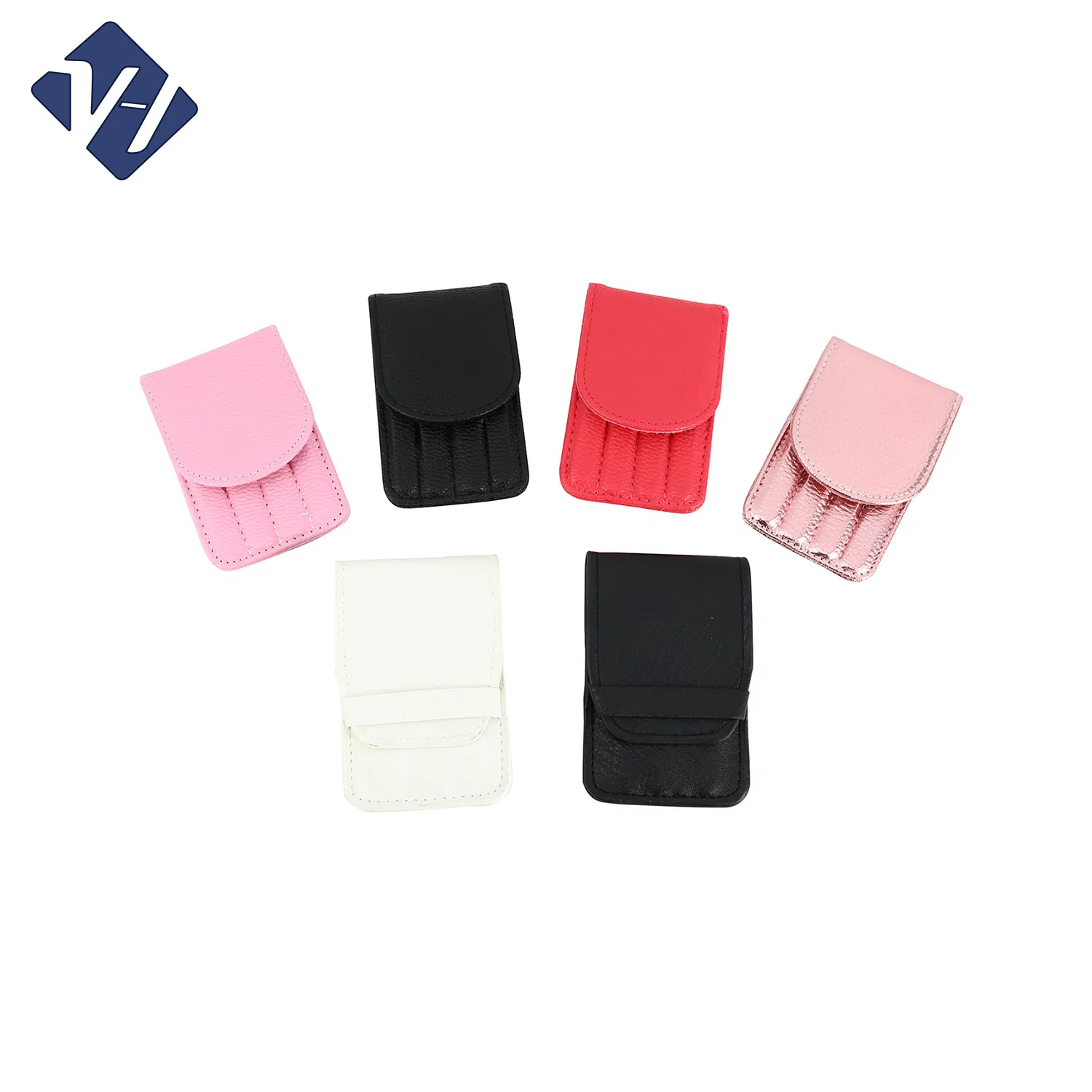 Custom 3PCS 4PCS 5PCS Stainless Steel Black Eyelash Trimmer Eyebrow Tweezers Set