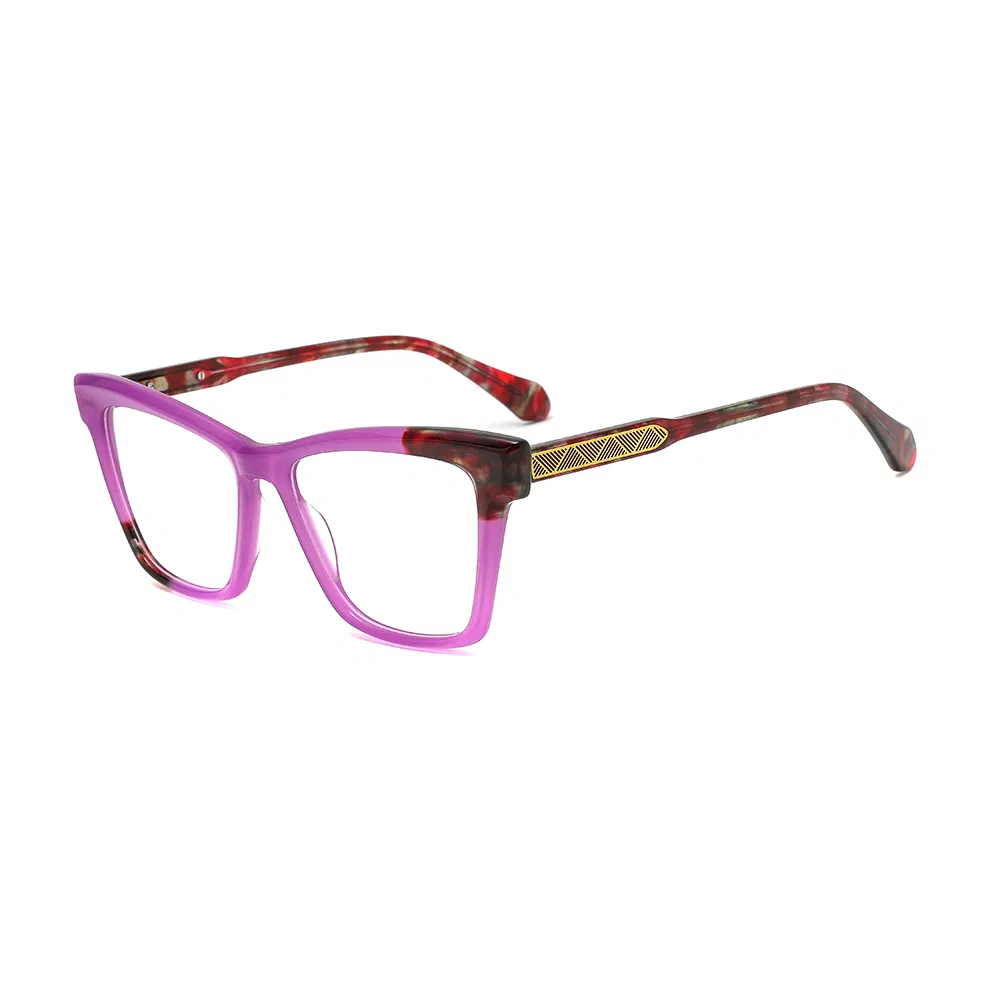 Retro-Inspired Comfort Eyewear Frames - Square Acetate & Branding