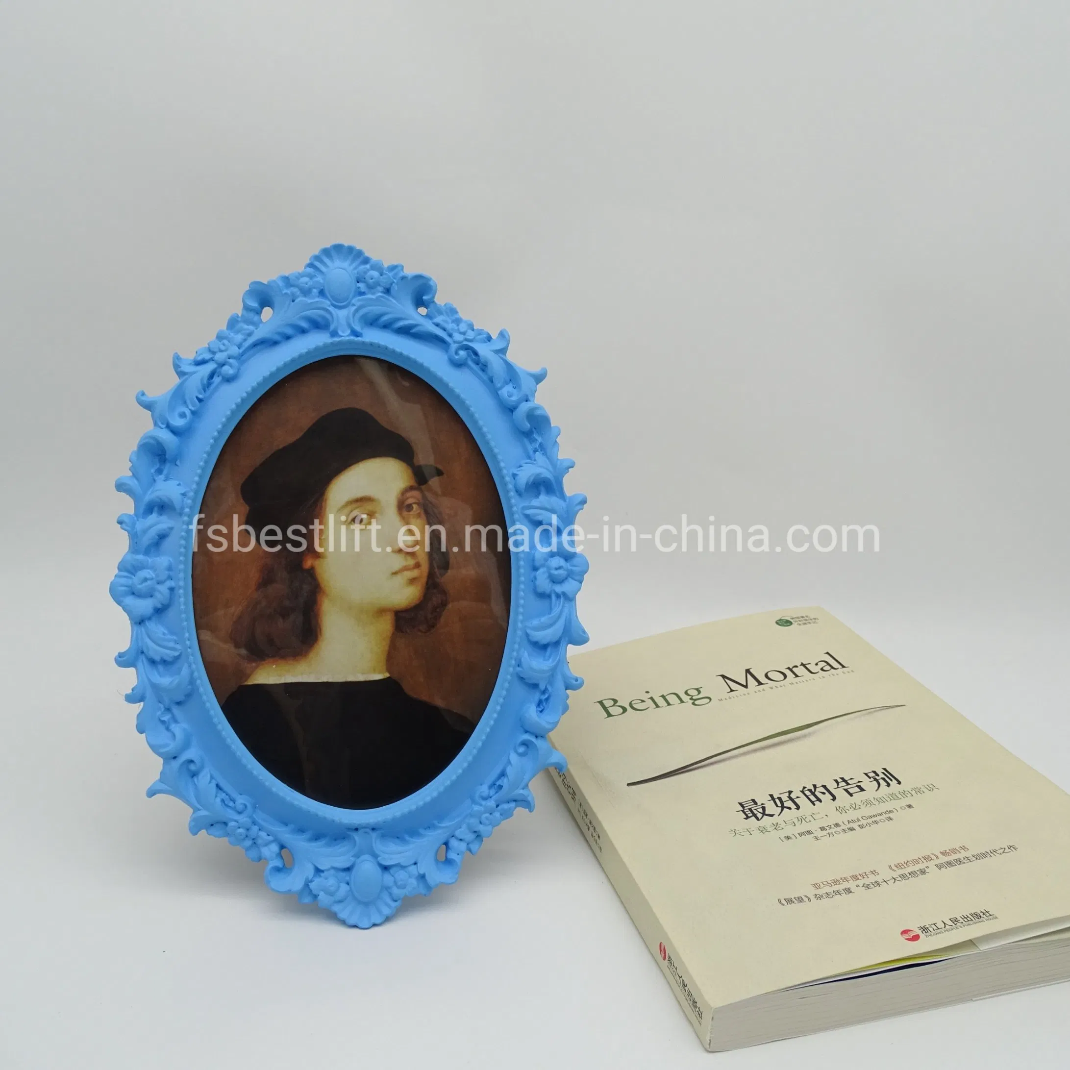 Resign Oval Desktop Photo Frame for Photo Size 5X7